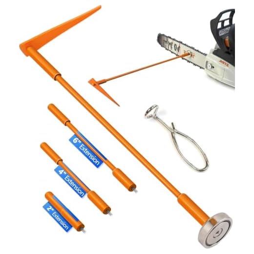Firewood Measuring Tool, 1 Pack Powerful Magnetic Chainsaw Log Accessories