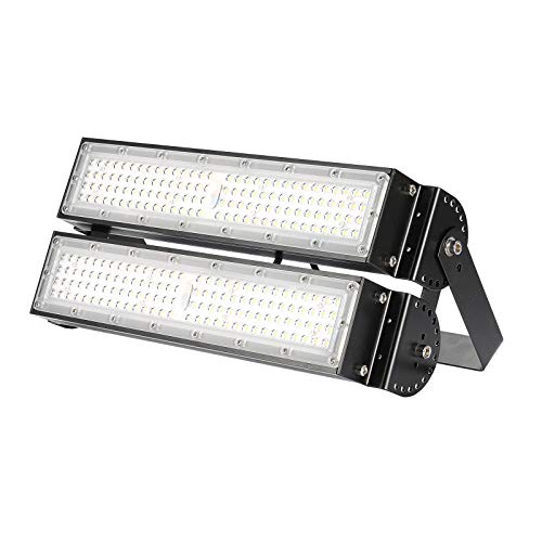 OKYSAI 200W LED Flood Light, LED Stadium Lights Super Bright 15000LM 6500k IP65 Waterproof Outdoor Flood Light for Backyard, Playground, Basketball Court