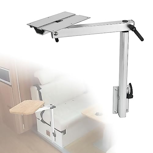 Rainbow_Road Pied de Table télescopique pour VR Pied de Table pivotant à 360° Pied de Table réglable en Aluminium Pied de Table Amovible pour Yachts caravanes Accessoires pour caravanes