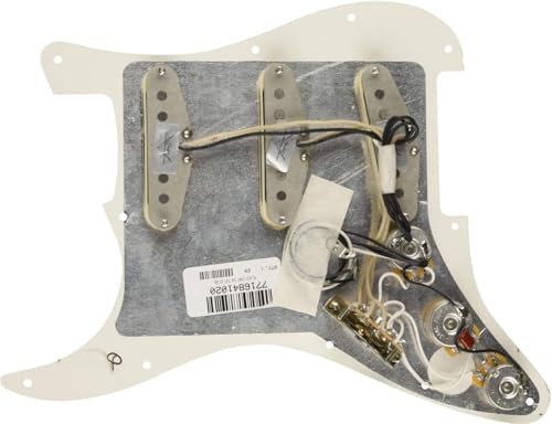 Fender Custom 69 Prewired Stratocaster Pickguard - 3-ply White - image 3