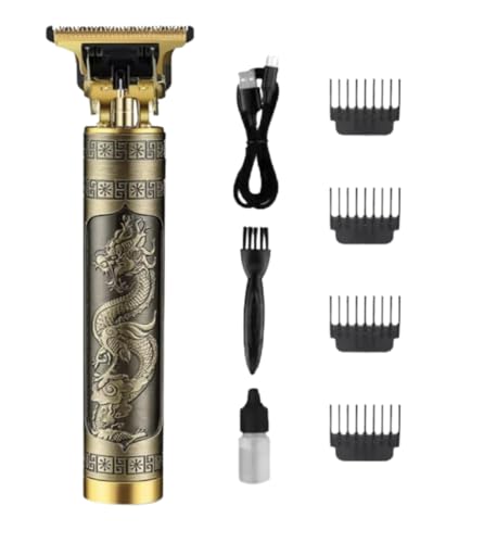 Recortadora de Barba Profesional Portátil - Maquina Recortar Barba, Máquina Cortar el Pelo Con Peines y Accesorios, Recargable y Portátil, Recortadora Barba de calidad UniSex, Afeitadora 1500mA