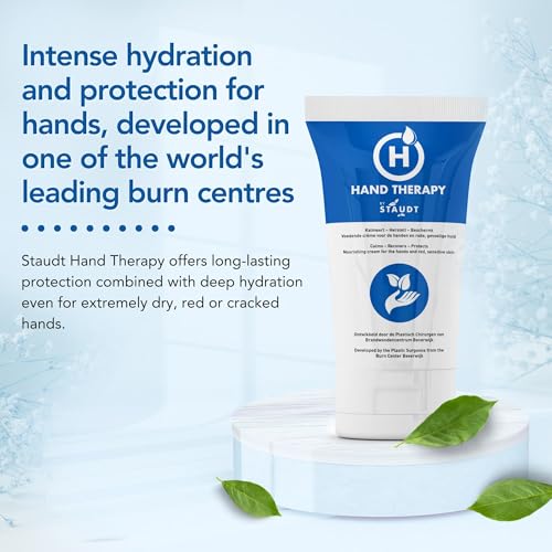 Staudt Premium Hand Therapy Cream for Cracked, Dry or Irritated Hands with Shea Butter & Hyaluronic Acid - Non Greasy, Fast Absorbing Hand Lotion - Intensive Hand Cream for Toughest Working Conditions - Image 3