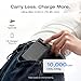 EF ECOFLOW Rapid Mag Power Bank 10,000mAh, Qi2.2 25W Wireless Charging, 0.6'' Slim Magnetic Portable Charger, Built-in USB-C Cable, Qi2 Certified Magsafe-Compatible Battery for iPhone 17/16/15, Black