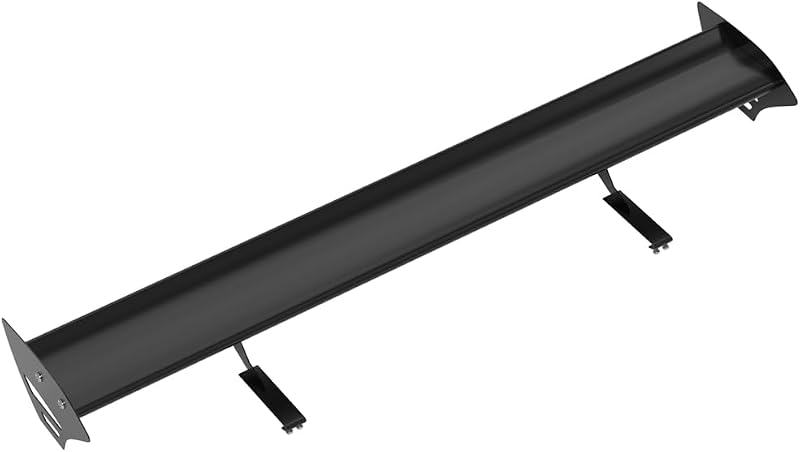 Artudatech Univerzális Autó Hátsó Szárny GT Racing Spoiler Állítható Alumínium Fekete