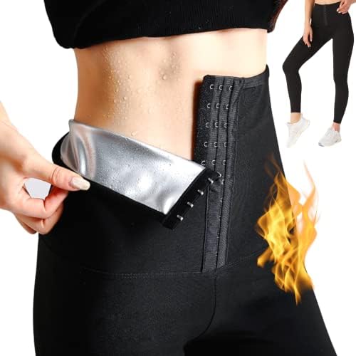 Sauna Sweat Shapewear Leggings Pants Workout Suit Waist Trainer Shaper Sweatsuit Exercise Fitness Gym Yoga Women
