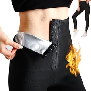 Nano Hertz Sauna Sweat Shapewear Leggings Pants Wo...