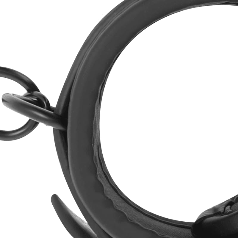 Handschellen Set für Hände & Knöchel – Verstellbare BDSM Fesseln aus veganem Leder mit Neopren-Futter – Bondage Set für Hogtie, Anfänger & Fortgeschrittene