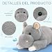 Imagen de MorisMos Hipopótamo Peluche Mamá con Bebes XXL