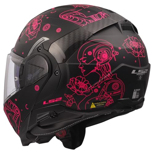 Image of LS2 Helmets Advant II Modular Motorcycle Helmet W /SunShield (Gloss Jeans Gray - X-Small)