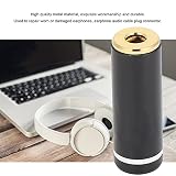 Wymienne gniazdo jack 3,5 mm, 3-pinowe żeńskie złącze adaptera, metalowe żeńskie gniazdo audio 3,5 mm do naprawy kabla słuchawek, kompatybilne z urządzeniem audio stereo DIY