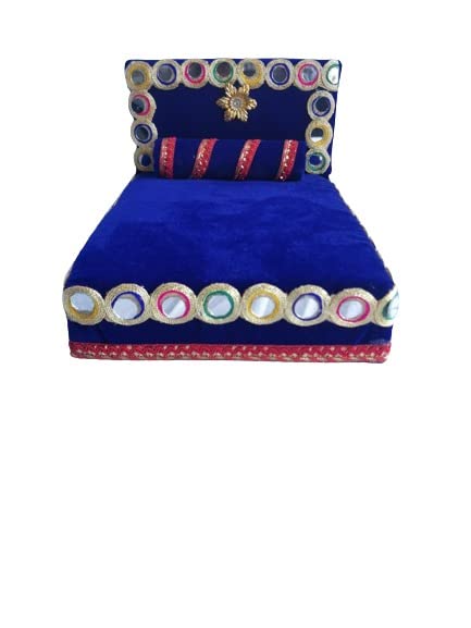 kanha ji/kanha ji Wooden Bed Size 5 * 8 /kanha ji jhula