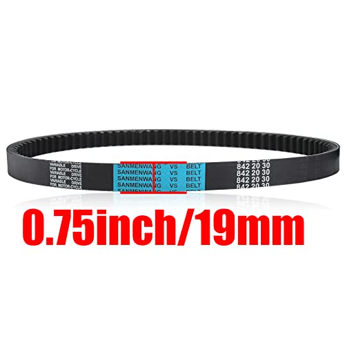 Soajee 3Pcs 842 20 30 Cvt Drive Belt For 125Cc - 150Cc 232Cc Gy6 152Qmi 152Qmj 157Qmi 157Qmj 4-Stroke Long Case Engine Motorcycle Scooter Atv Go Kart Moped Quad Wheeler Roketa Jmstar Taotao #TOP2