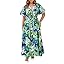 E#blue Green Floral