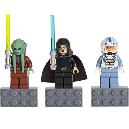 LEGO Star Wars Minifigure Magnet Set 852947 Kit Fisto, Bariss Offee and Captain Jag