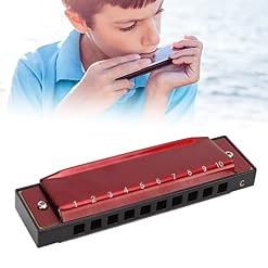 Harmonica pour débutant, orgue à bouche au son agréable facile à jouer pour la performance pour les adultes pour jouer(rouge) - Les Beatles, Paul McCartney, John Lennon, RIngo Starr, George Harrison Harmonica pour débutant, orgue à bouche au son agréable facile à jouer pour la performance pour les adultes pour jouer(rouge) – Image 3