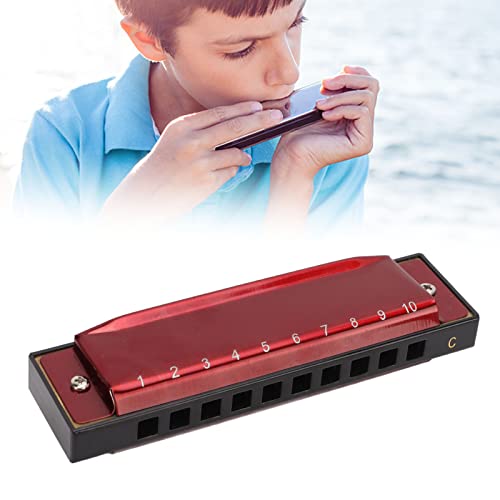 Harmonica pour débutant, orgue à bouche au son agréable facile à jouer pour la performance pour les adultes pour jouer(rouge) - Les Beatles, Paul McCartney, John Lennon, RIngo Starr, George Harrison Harmonica pour débutant, orgue à bouche au son agréable facile à jouer pour la performance pour les adultes pour jouer(rouge) – Image 4