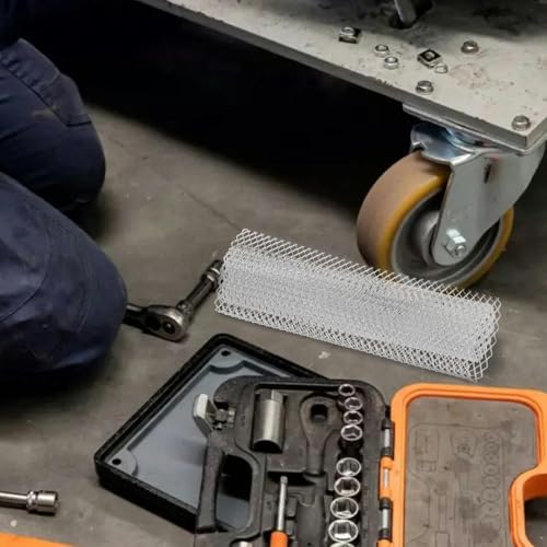 Malla de aluminio para coche en aleación premium de 100x33cm de alta resistencia 5