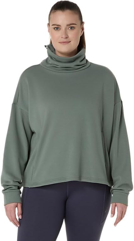 ASICS Women's NAGINO FRENCH TERRY HIGH NECK TO TRAINING Apparel