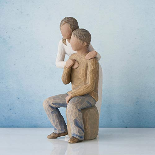 Willow Tree You And Me (Darker Skin Tone & Hair Color), Sculpted Hand-Painted Figure #TOP2