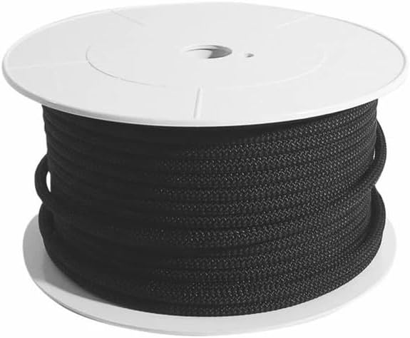 Kong Italy Aramidic Core Rope – 6mm Accessory Cord with Polyamide Sheath, Heat-Resistant 50m Roll