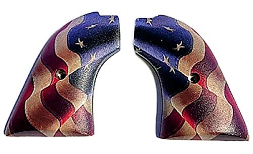 Premium Gun Grips Compatible Replacement Grips fit Heritage Arms Rough Rider Solid ABS HD Image of a Betsy Ross Flag UV Printed Grips