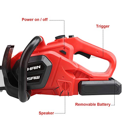 STEAM Life Kids Tool Set Electric Toy Chainsaw Costume - Kids Construction Toys Tools Costume Includes Kid's Hard Hat, Goggles, Battery Powered Chain Saw - Pretend Play Toy Tools for Boys and Girls