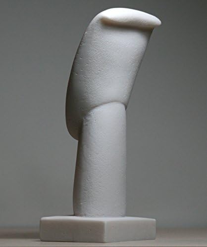 Head of Cycladic Figurine Idol Greek Modern Art Statue Sculpture Museum 6.9΄΄