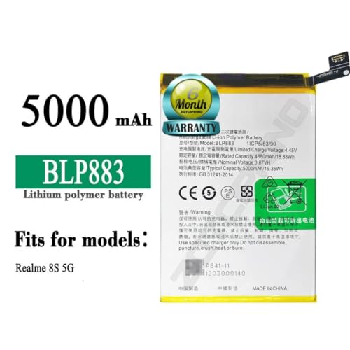 Image of Original BLP883 Battery for Oppo 8S 5G Battery with 6 Month warrenty****(N21)