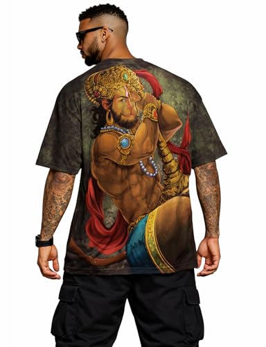 Image of Shiva, Krishna, Hanuman, Kali, Ram and Ravana, Ramayan, Bagavath Githa, Buddha Religious, Spiritual, Hindu Gods T-Shirts