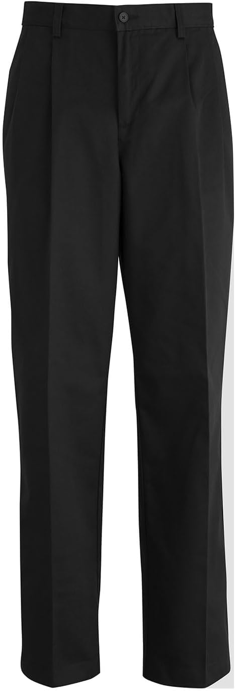 Edwards Garment Mens Utility Chino Pleated Pant