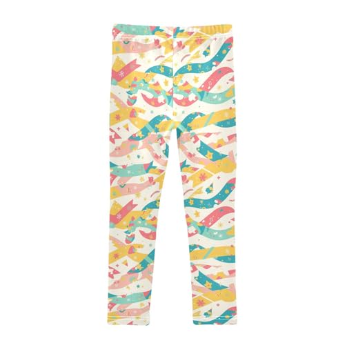 Cute Christmas Elements Kids Girl's Leggings Comfortable Full Length Leg Yoga Pants Exercise2