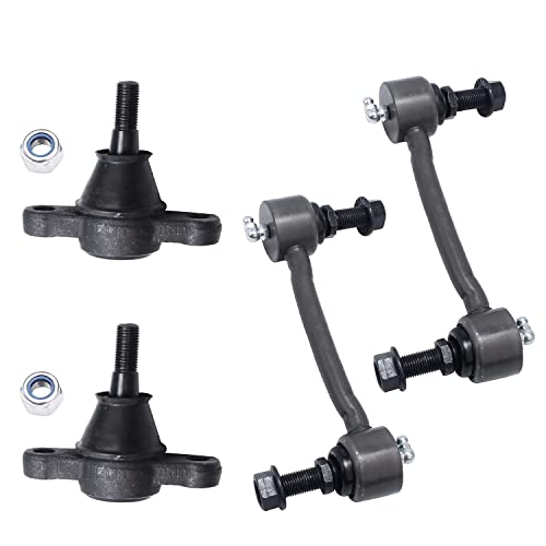 Image of Detroit Axle - 14pc Front End Suspension Kit for 2006 2007 2008 Hyundai Sonata, 2 Upper Control Arms & Ball Joints 2 Lower Control Arms 2 Lower Ball Joints 2 Sway Bars 4 Tie Rods 2 Boots Replacement