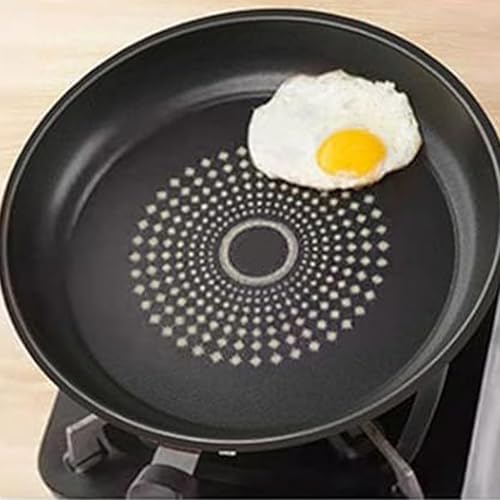 Poêle anti-adhésive avec couvercle Teksome induction pour une cuisson saine sans graisse - 3