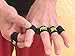 Buckeye Nation Sales PRO Shot Basketball Training Equipment Aid ~ Finger Spacer Sleeve Dribbling Shooting Aid ~ Made in USA (Medium)