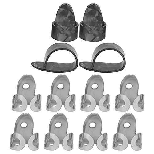 Médiators, Banjo Finger Picks Pick Finger Cots Metal Index Finger Picks Guitar Pick Collier Accessoires de guitare pour… - Les Beatles, Paul McCartney, John Lennon, RIngo Starr, George Harrison Médiators, Banjo Finger Picks Pick Finger Cots Metal Index Finger Picks Guitar Pick Collier Accessoires de guitare pour…