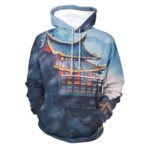 Sweat à capuche UMENG unisexe contre le froid en S