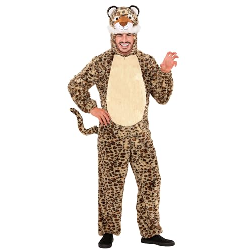 Costume léopard Widmann déguisement combinaison peluche carnaval - 2