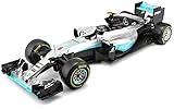 Maßstab 1:18 Bburago B18-18001R Druckguss-Modell im Maßstab 1:18 des F1 2016 Mercedes AMG Team Auto (Nico Rosberg)