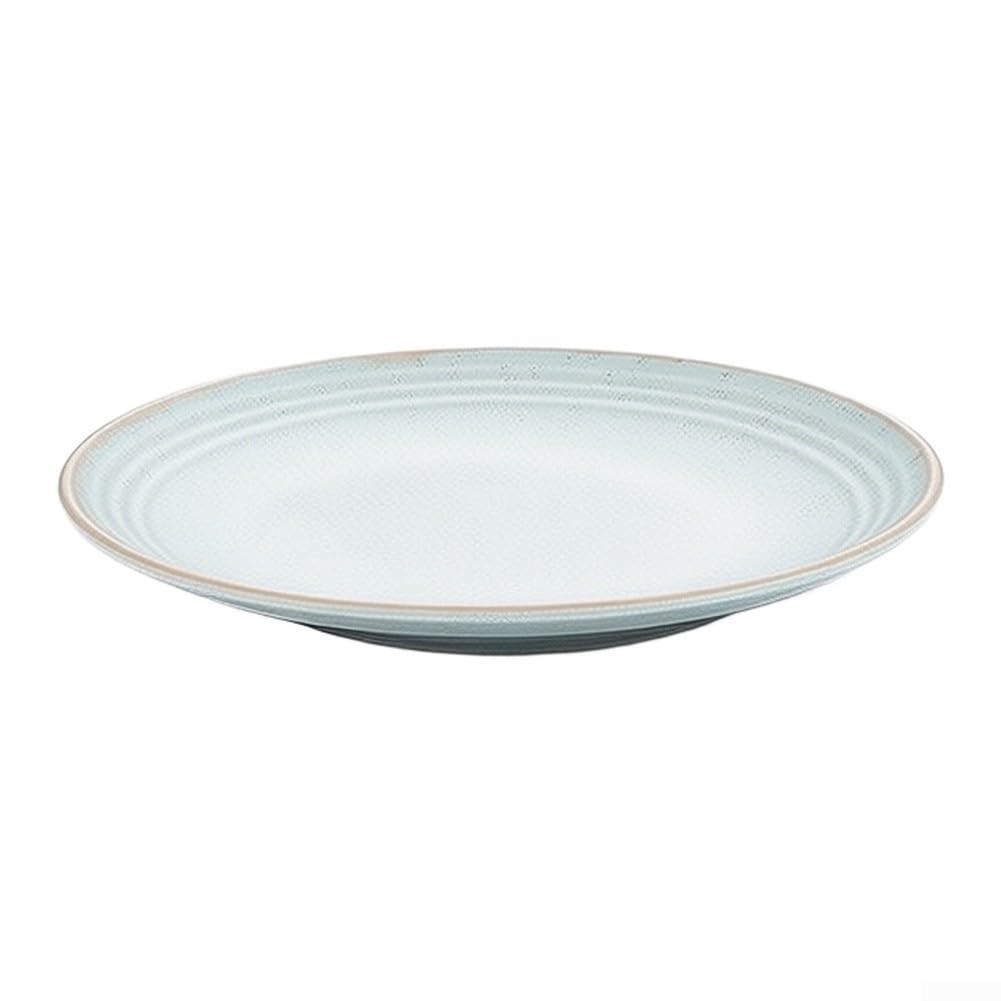 Piatto in melamina retrò, 18,9 cm, rustico, per bordo, design retrò (blu)