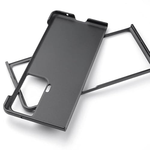 Ultra-Thin Smooth Matte Pc Case For Honor Magic Vs V Magicvs Magicv 5G Anti-Fingerprint Hard Protective Back Cover (Black,Honor Magic Vs) #TOP3