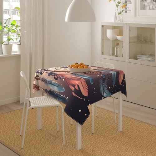 Nappe attrape-rêves imperméable et infroissable pour table de cuisine - 7