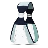 【Resistente y Seguro】 Este portabebés para recién nacidos cuenta con un mosquetón y una hebilla de ajuste de plástico, lo cual lo hace resistente y seguro. El portabebés es ajustable de 132 a 167 cm y puede cargar bebés de 12 a 36 meses con un peso de hasta 40 lbs.
