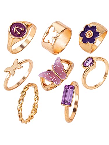 Scintillare By Sukkhi Excellent Gold Plated Adjustable Combo Finger Rings for Women (B0CBMS688M) Amazon Price History, Amazon Price Tracker