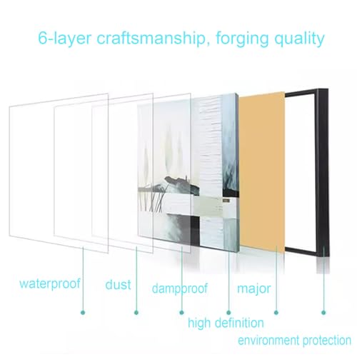 Modern Wall-Mounted Electrical Panel Cover | Stylish Meter Box Decorative Cover for Concealed Circuit Breaker & Fuse Boxes with Durable PS Frame