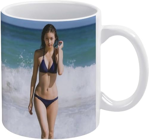 牧野真莉愛 マグカップ 陶器製マグカップ コーヒーカップ スターグッズ 周辺機器 良い掃除 丈夫 ファッション かわいい 男性 女性