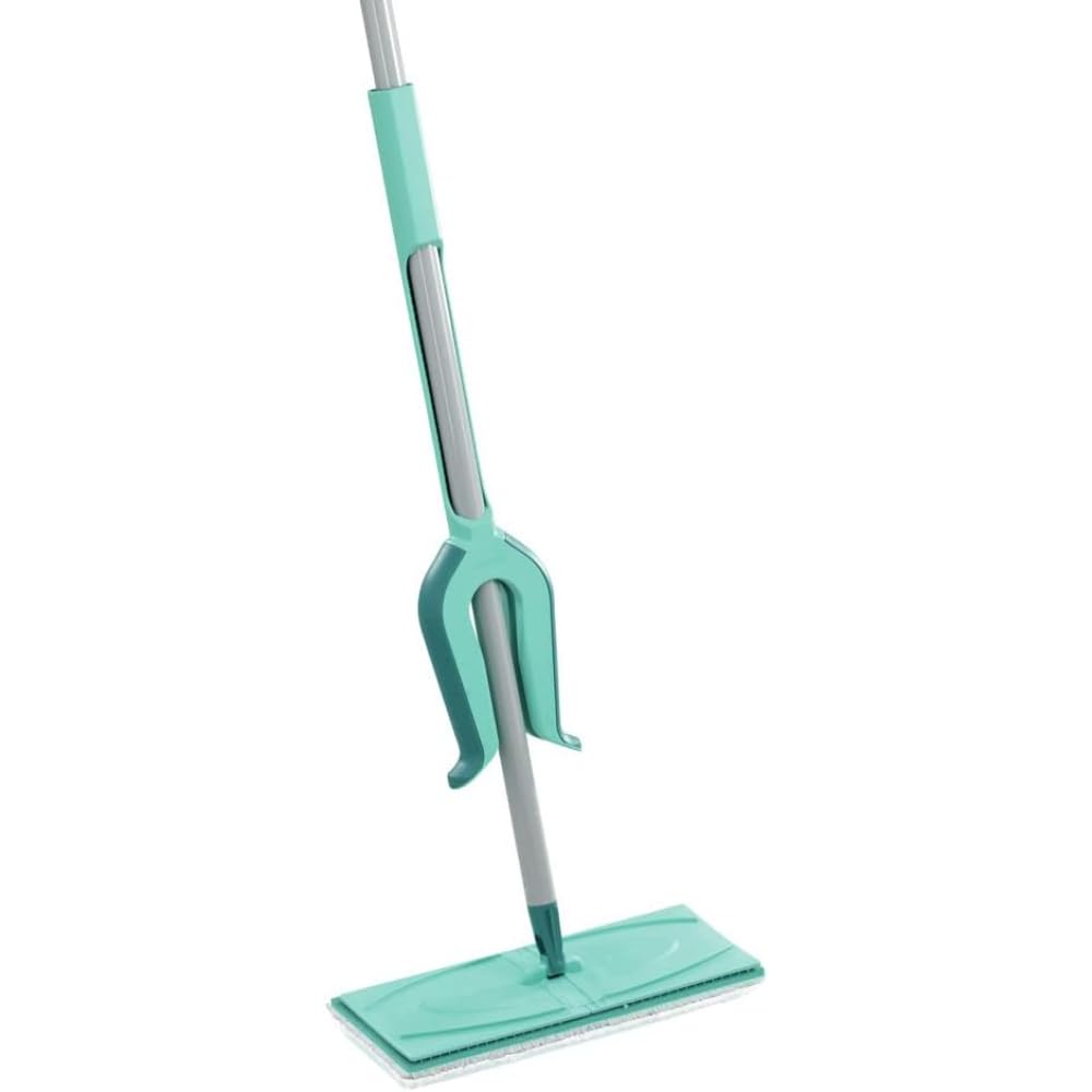 Leifheit Floor Wiper Mop Picobello M Mirco Duo, Rectangular Floor Mop, Easy to Squeeze, Easy to Steer, 33 cm wide Cleaning Head, Micro Fibre Cleaning