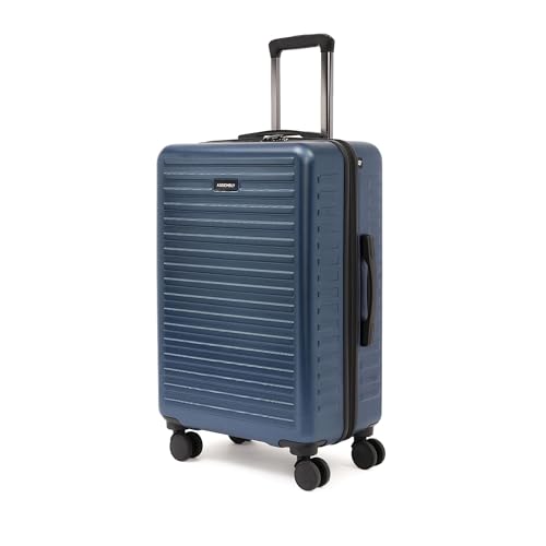 Image of Assembly Hard Shell Large Check in Luggage Polycarbonate 110L Premium Hard-Sided Suitcase Trolley - Blue -Stark