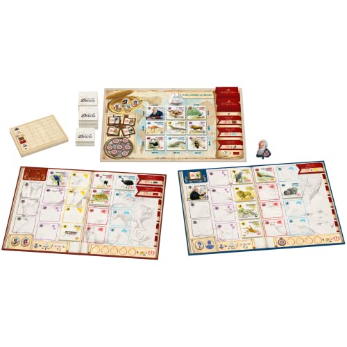 Image of in The Footsteps of Darwin | Mensa Select Winner | Tile Laying Board Game for Kids, Teens, & Adults | Help Create Origins of Species | Fun & Educational Family Game | Ages 8+ | 2-5 Players | 30 Min