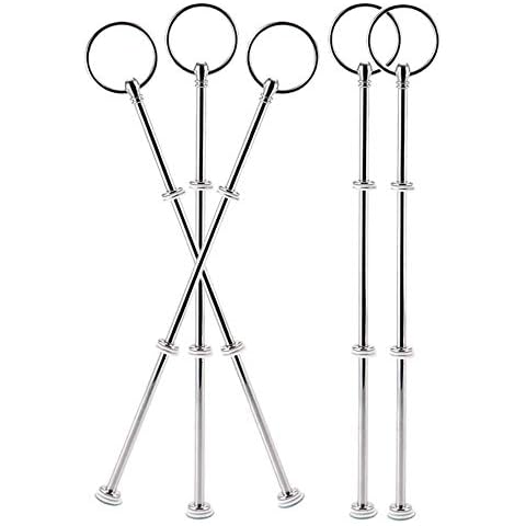 Nsiwem 5 Set Plata Accesorios de Soporte para Pastel Cover