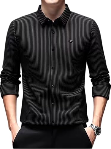 Image of Lymio Men Shirt || Striped Shirt for Man || Full Sleeve|| Premimum Casual Style (Royal)